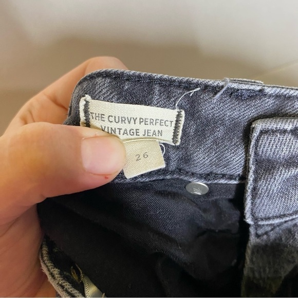 Madewell The Curvy Perfect Vintage Jean in Lunar Wash Size 26 - Picture 8 of 9